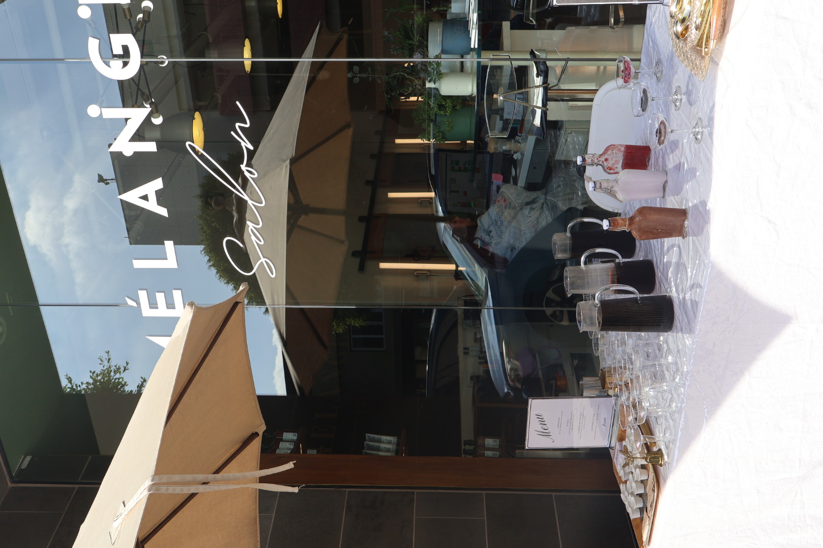 Fogato tasting bar at Mélange Salon in Beverly Hills